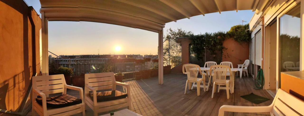 Exclusive Rooftop Apartment With Large Terrace In Solari/Tortona Milaan Buitenkant foto